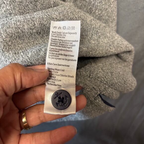 Joules Sweater Elbow Pads Logo Quarter Speckled Outdoor Cozy Athletic Preppy - Picture 8 of 10